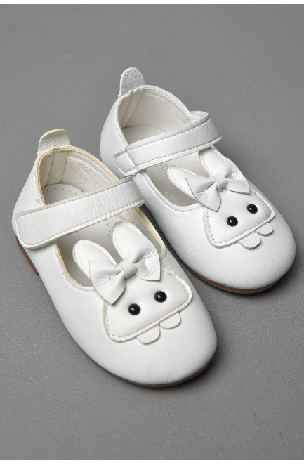 Туфли детские для девочки белого цвета 176704L