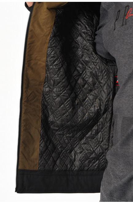 Куртка чоловiча демicезонна чорного кольору 176731L