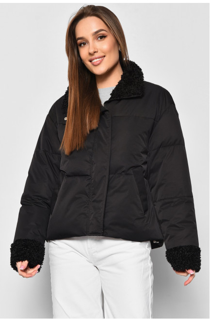 Куртка женская демисезонная черного цвета 176850L