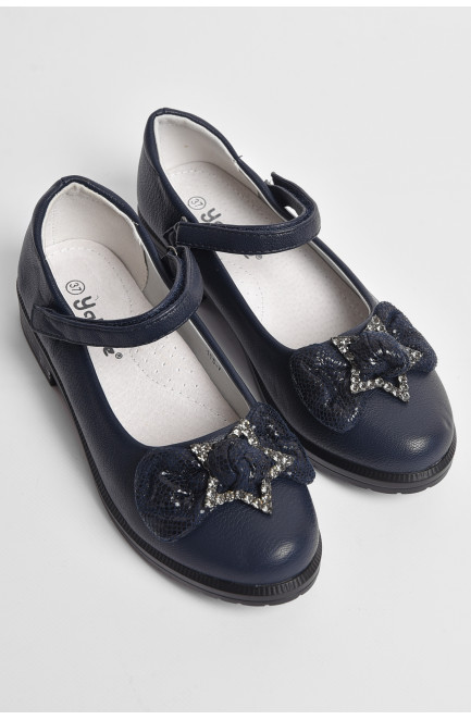 Туфлі дитячі для дівчинки синього кольору 176928L