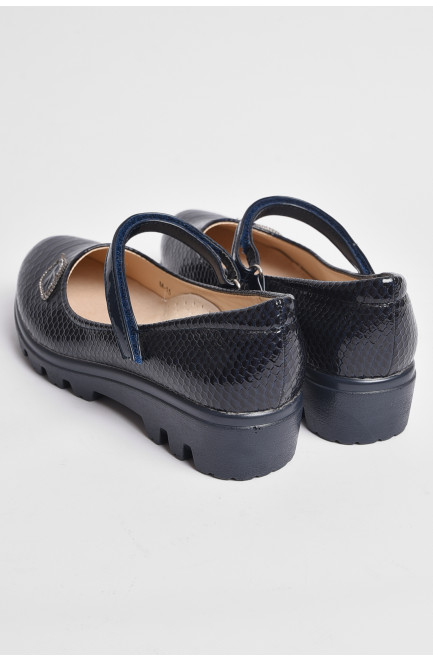 Туфлі дитячі для дівчинки темно-синього кольору 176932L
