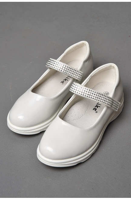 Туфли детские для девочки белого цвета 176933L