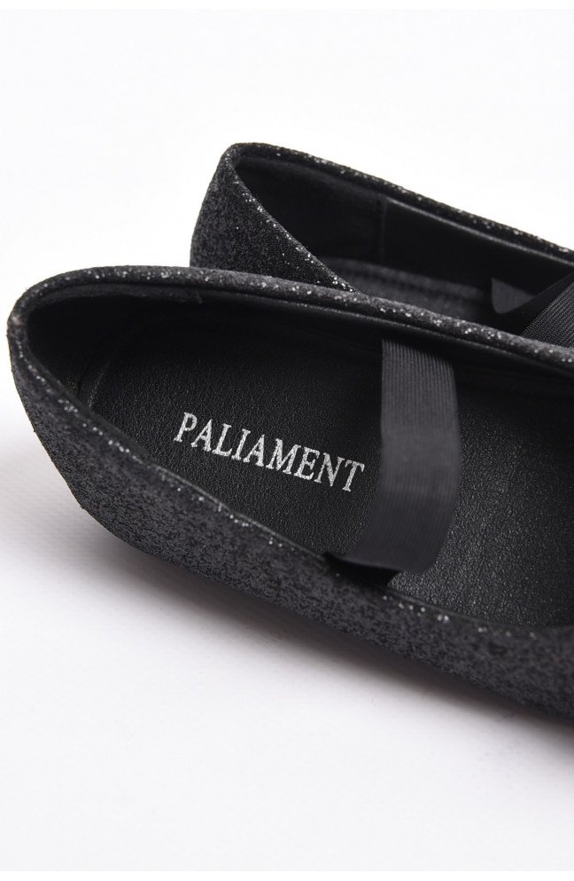 Балетки детские для девочки черного цвета 176951L