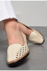 Туфлі жіночі бежевого кольору 176987L