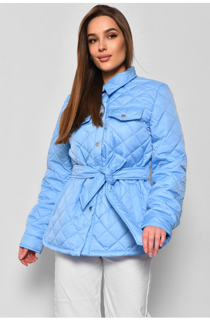 Куртка жіноча демісезонна блакитного кольору 177059L