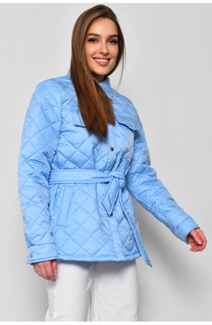 Куртка жіноча демісезонна блакитного кольору 177059L