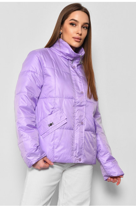 Куртка женская демисезонная сиреневого цвета 177064L