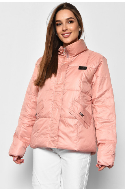 Куртка женская демисезонная персикового цвета 177066L