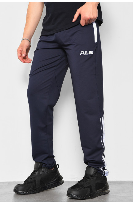 Спортивні штани чоловічі синього кольору 177083L