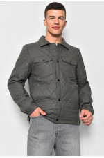 Куртка мужская демисезонная серого цвета 177103L