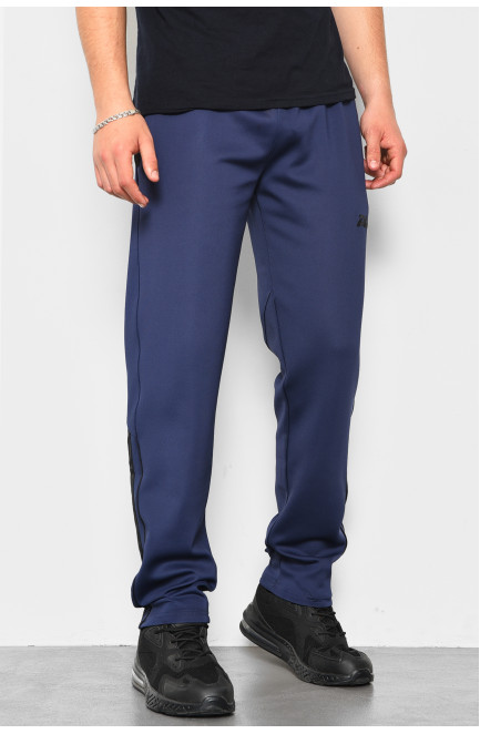 Спортивные штаны мужские синего цвета 177124L