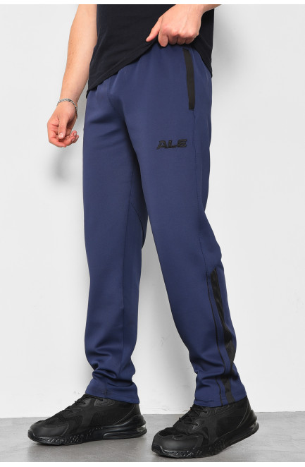 Спортивные штаны мужские синего цвета 177124L