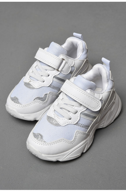 Кросівки для дівчинки білого кольору 177482L