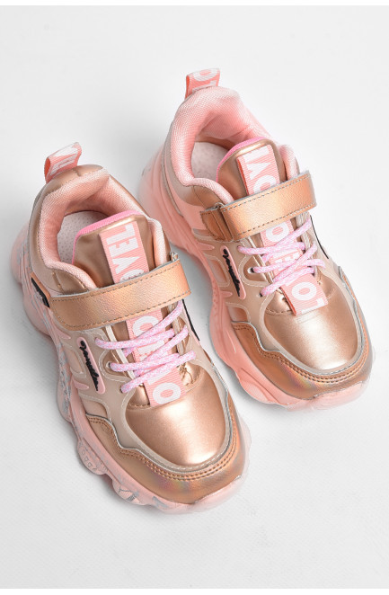 Кроссовки  для девочки розового цвета 177508L