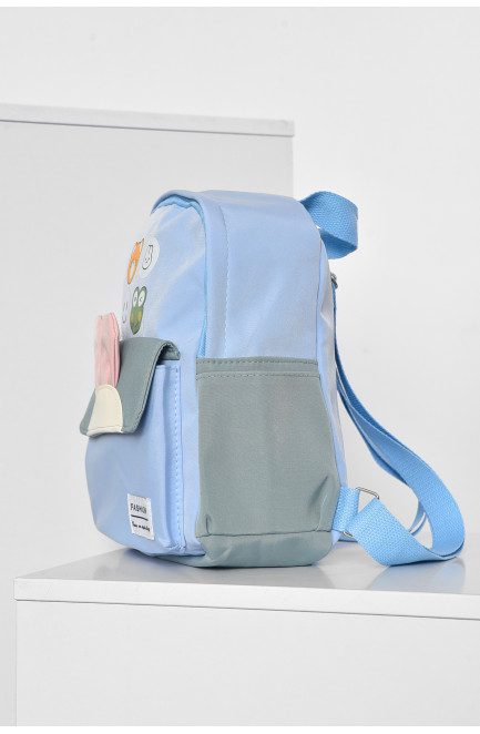Рюкзак детский для девочки голубого цвета 177975L