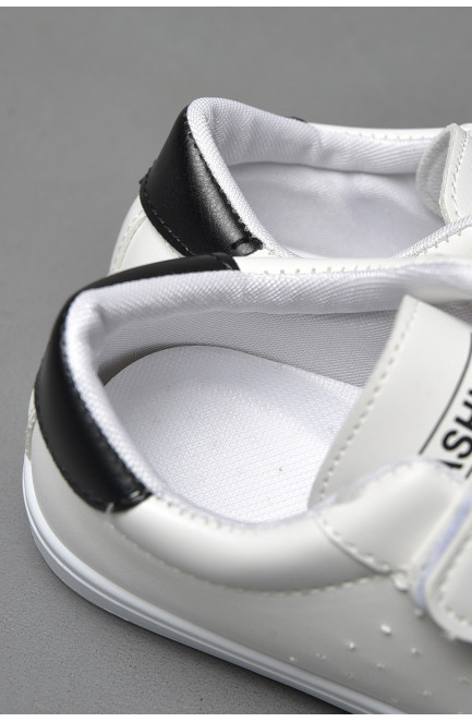Кросівки дитячі білого кольору на ліпучках 178224L