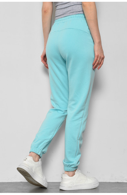 Спортивные штаны женские голубого цвета 178352L