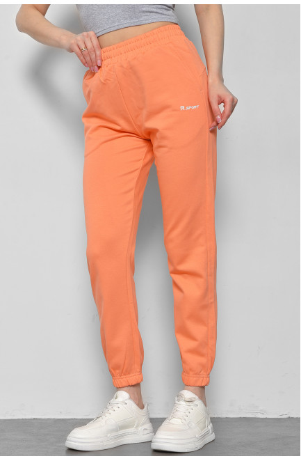 Спортивные штаны женские кораллового цвета 178354L