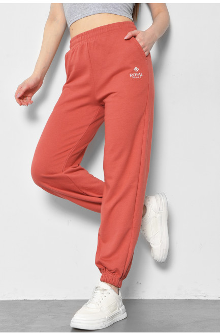 Спортивные штаны женские красного цвета 178359L