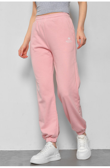Спортивні штани жіночі рожевого кольору 178364L