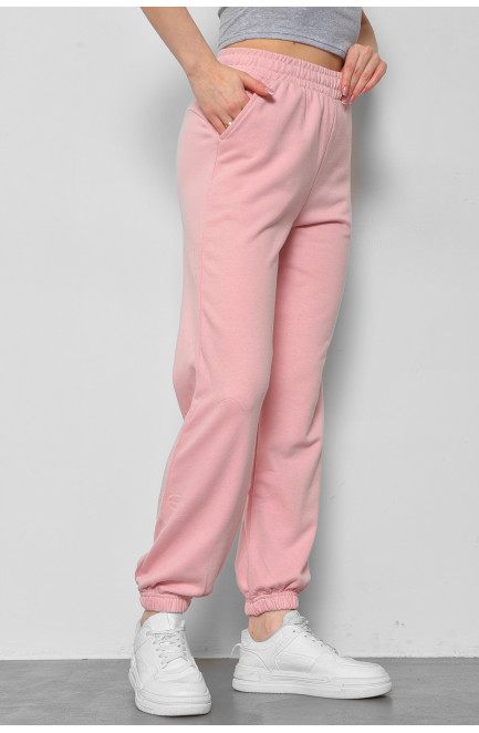 Спортивні штани жіночі рожевого кольору 178364L