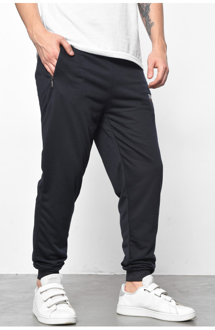 Спортивные штаны мужские темно-синего цвета 178369L