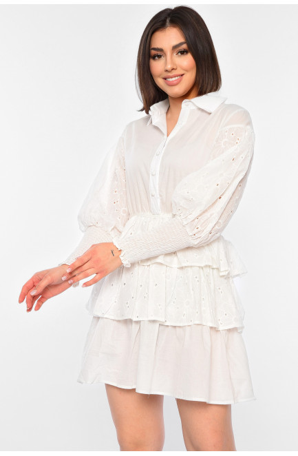 Платье женское белого цвета 178372L