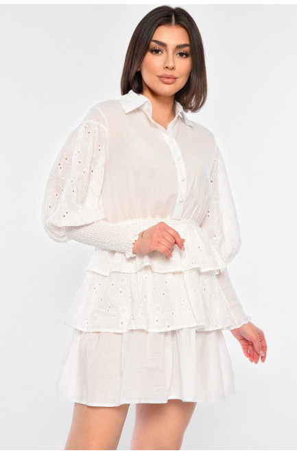 Платье женское белого цвета 178372L