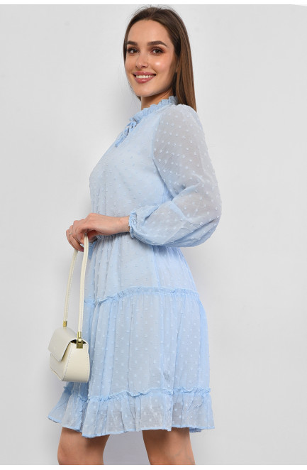 Сукня жіноча шифонова блакитного кольору 178469L