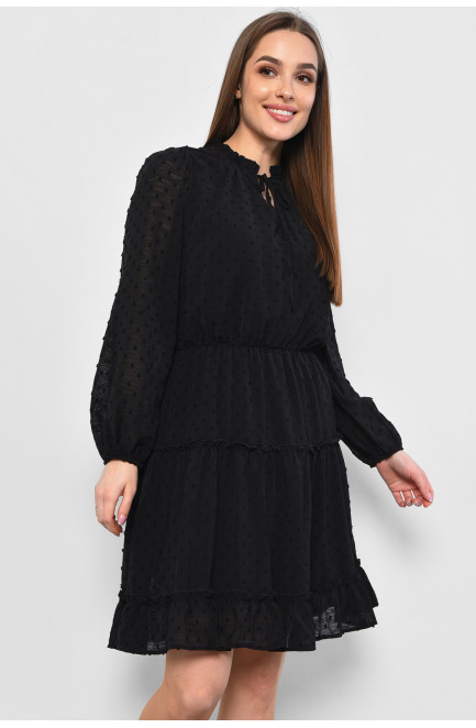 Сукня жіноча шифонова чорного кольору 178472L