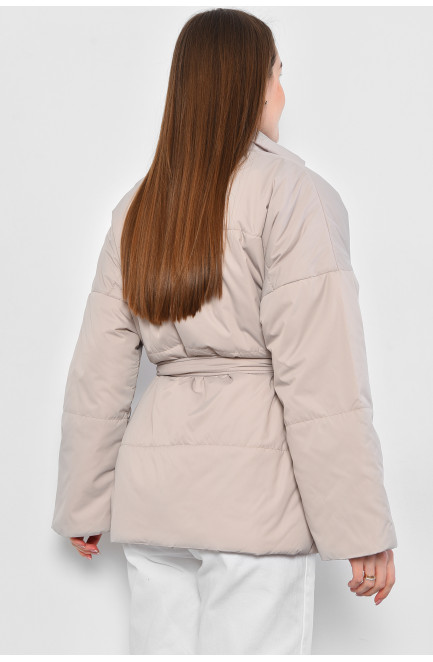 Куртка женская демисезонная бежевого цвета 178579L