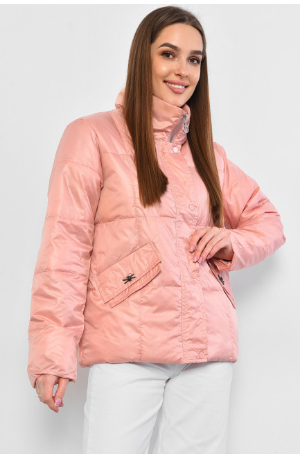 Куртка женская демисезонная розового цвета 178591L