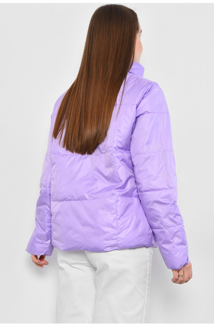 Куртка жіноча демісезонна бузкового кольору 178592L