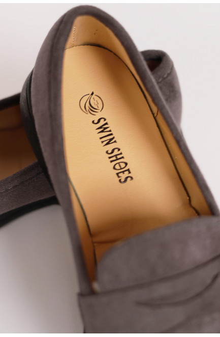 Туфлі-лофери жіночі сірого кольору 178681L