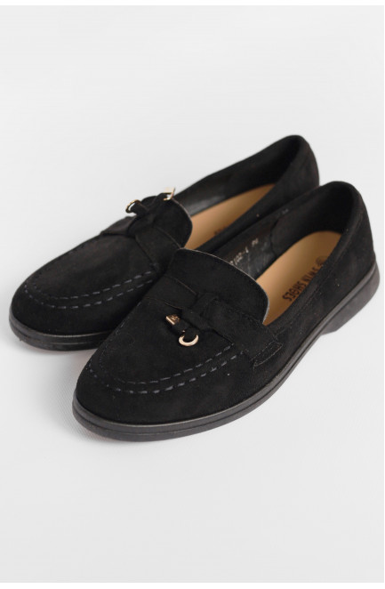 Туфлі-лофери жіночі чорного кольору 178780L
