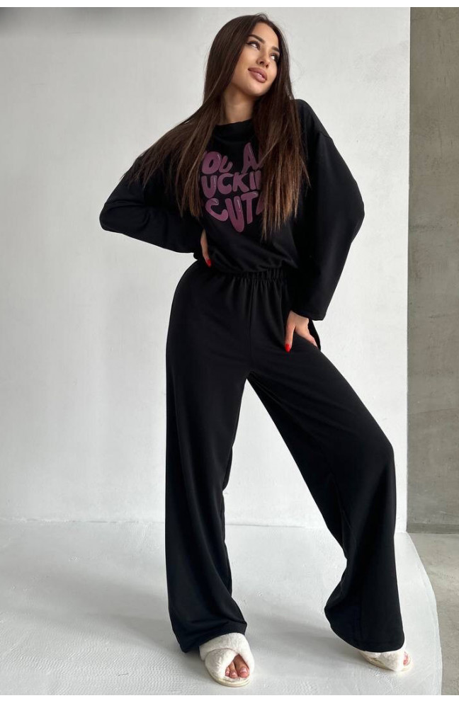 Костюм женский черного цвета 178943L