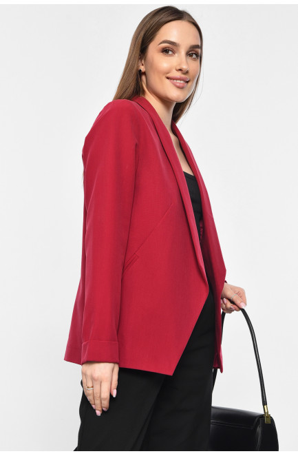 Піджак жіночий темно-рожевого кольору 178950L