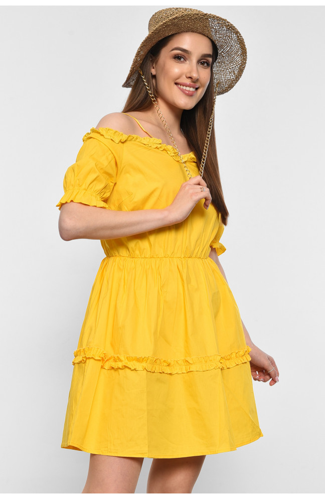 Сарафан женский желтого цвета 178975L