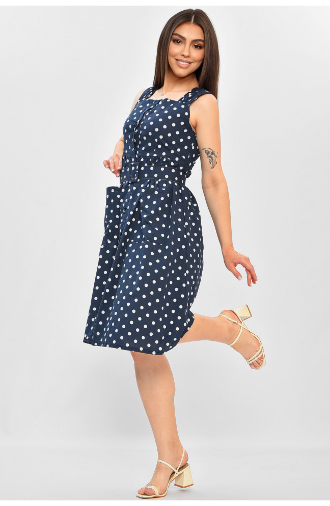 Сарафан женский темно-синего цвета 179132L