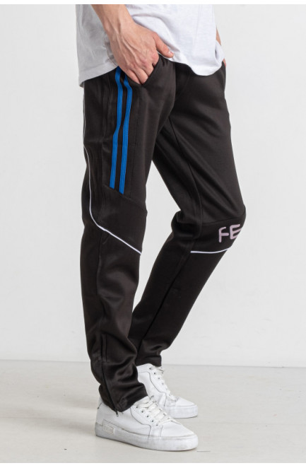 Спортивні штани підліткові для хлопчика чорного кольору 179245L