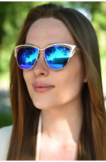 Очки женские золотистого цвета 179392L