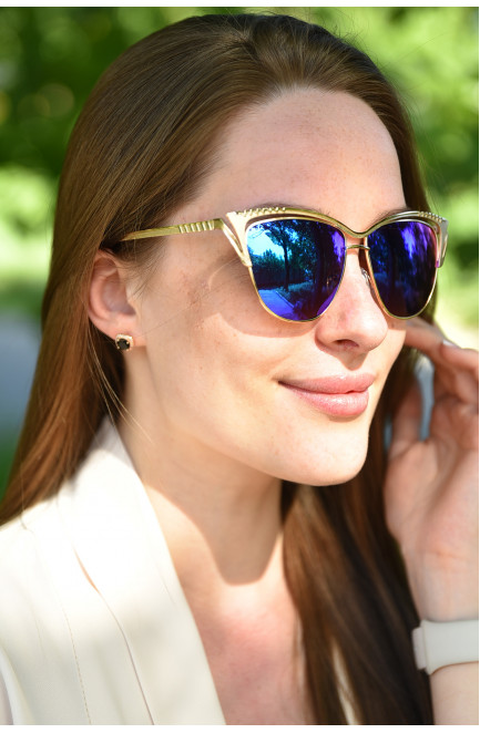 Очки женские золотистого цвета 179392L