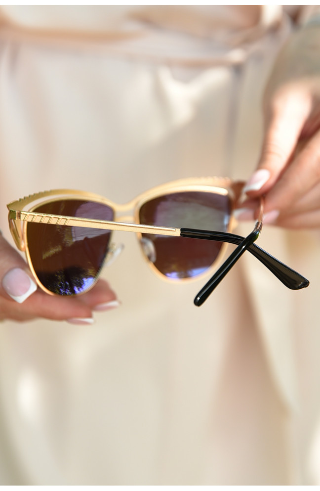 Очки женские золотистого цвета 179392L