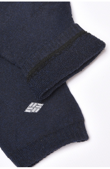 Носки махровые мужские темно-синего цвета 179432L