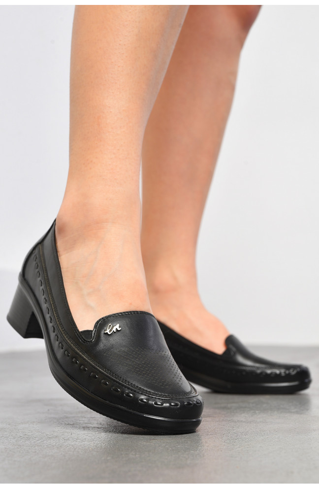 Туфли женские черного цвета 180173L