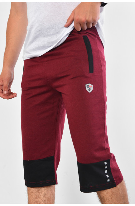 Бриджи мужские бордового цвета 180467L