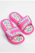 Шлепки детские для девочки розового цвета 181288L