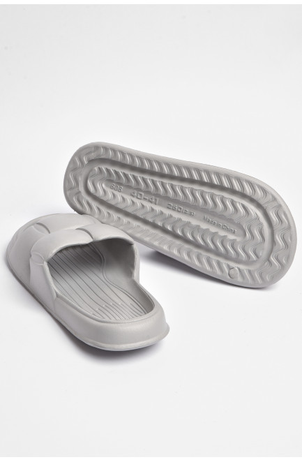 Шлепанцы мужские пена серого цвета 181550L