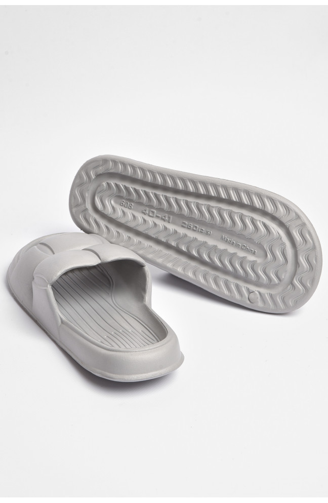 Шлепанцы мужские пена серого цвета 181550L