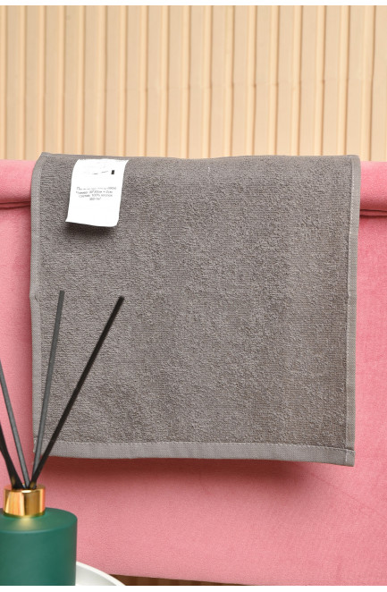 Салфетка кухонная махровая серого цвета 182129L